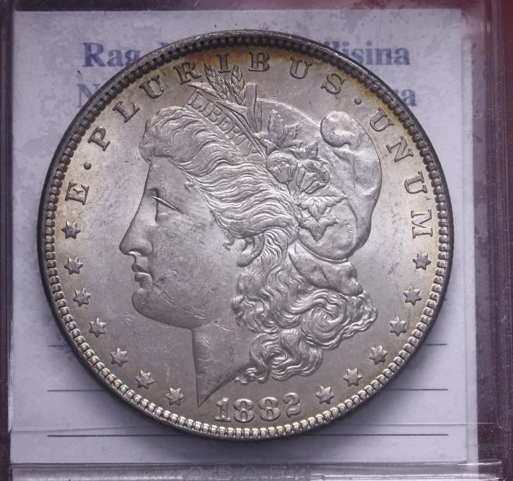 NL* USA 1 DOLLARO ARGENTO SILVER MORGAN 1882 Superba conservazione con lustro