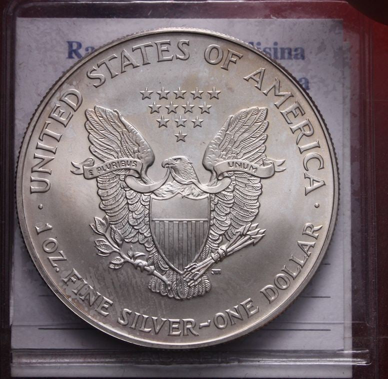 NL* STATI UNITI 1 DOLLARO ARGENTO 2000 1 ONCIA ARGENTO PURO Liberty Walking