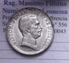 NL* VEIII Italia 1 LIRA ARGENT0 1917 QUADRIGA BRIOSA  * 4