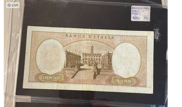 NL* BANCA D'ITALIA Banconota 10000 Lire MICHELANGELO 14 GENNAIO 1964 030064