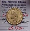 NL* SAVOIA CARLO ALBERTO 20 Lire ORO GOLD 1840 GenovaSPL/FDC Perizia Filisina M
