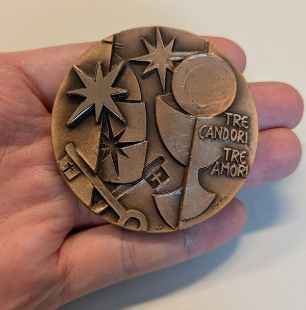 NL* BRESCIA Medaglia Bronzo BEATO MOSE' TOVINI Sacerdote bresciano