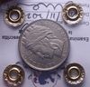 NL* Italia Repubblica 100 LIRE 1994 ASSE RUOTATO 280° RARA QFDC Perizia Filisina