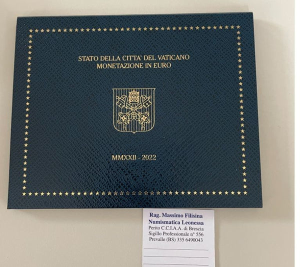 NL* CITTA' DEL VATICANO PAPA FRANCESCO Divisionale 2022 8 valori in euro FDC