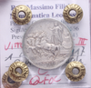 NL* VEIII 1 LIRA ARGENTO 1917 QUADRIGA BRIOSA QFDC Perizia Filisina Massimo