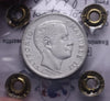 NL* VEIII 1 Lira ARGENTO 1907 AQUILA SABAUDA OTTIMO SPL+ Perizia Filisina