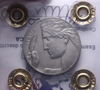 NL* VEIII ITALIA 20 CENTESIMI 1910 DONNA LIBRATA NC SPL/QFDC Perizia Filisina