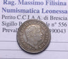 NL* DUE SICILIE FERDINANDO II BORBONE Mezzo Carlino 5 Grana 1846 superba conserv