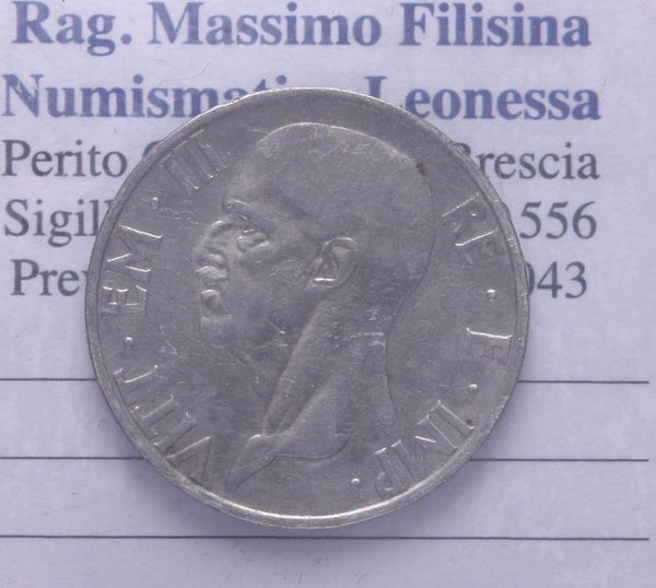 NL* VEIII 5 LIRE ARGENTO FECONDITA' 1936 XIV Eccellente conservazione *1