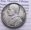 NL* ROMA CITTA' DEL VATICANO Papa PIO XI 10 Lire ARGENTO 1934 come da foto EX 2