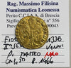 NL* FIRENZE FIORINO in ORO II SEMESTRE 1338 VANNI di MATTEO RARO splendida cons.