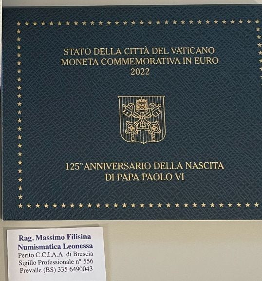 NL* CITTA' DEL VATICANO FRANCESCO 2 Euro 2022 MADRE TERESA DI CALCUTTA FDC set