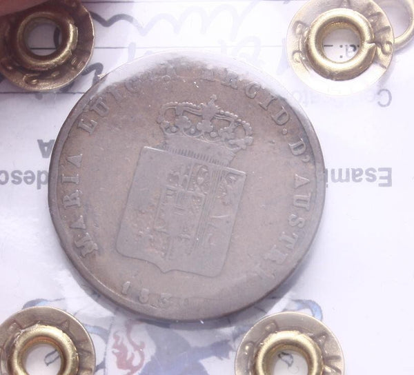 NL* PARMA e PIACENZA MARIA LUIGIA 3 CENTESIMI 1830 R2 MB Perizia Filisina M