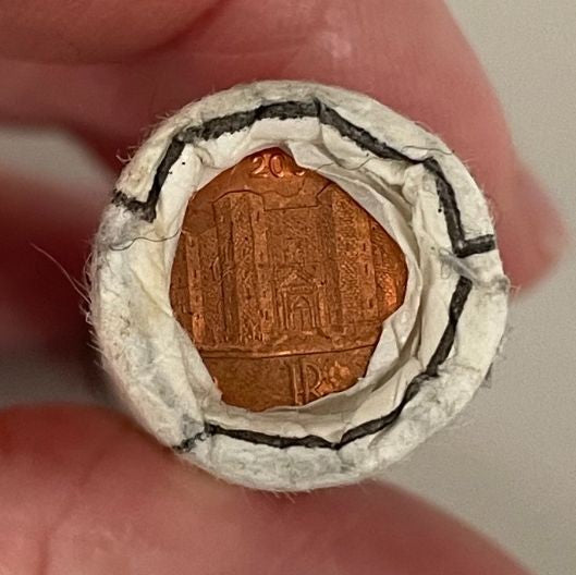 NL* ITALIA ROTOLINO da 50 Pezzi di 1 CENTESIMO 2002 Fior di conio