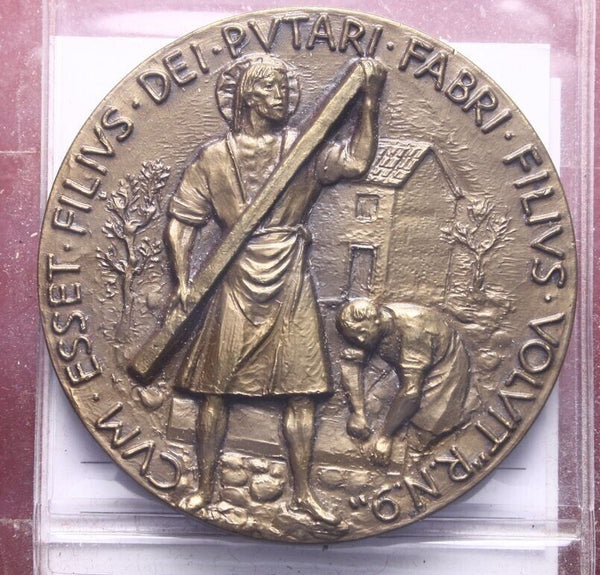 NL* ROME Vatican POPE PAUL VI Bronze Medal 1966 ENCYCLICAL RERUM NOVARUM FDC