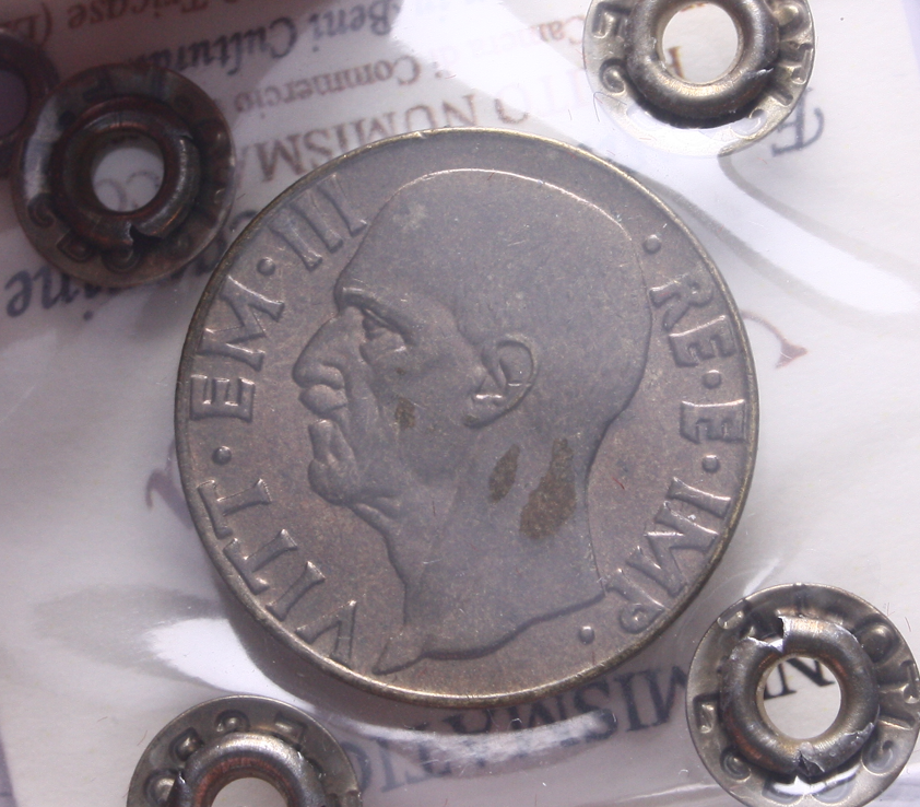 NL*VEIII 10 CENTESIMI BRONZITAL IMPERO 1941 XIX FDC Perizia Esposito Marco