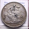 NL* INGHILTERRA REGINA VITTORIA SILVER CROWN Corona Argento 1889 Super con patin