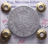 NL* VEIII ITALIA 2 Lire Argento 1902 AQUILA SABAUDA RARA BB Perizia Filisina