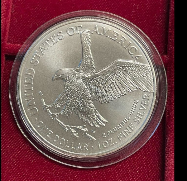 NL* U.S.A. 1 DOLLARO ARGENTO 2022 1 ONCIA ARGENTO PURO Liberty Walking-SILVER OZ