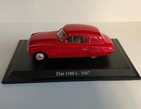 NL* MODELLINO AUTO FIAT 1100 S 1947 Scala 1:43 colore rosso come da foto