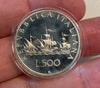 NL* ITALIA 500 Lire Argento 3 Caravelle 1991 FS PROOF da Divisionale Zecca in ob