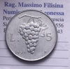 NL* Italy Republic 5 LIRE ITALMA 1950 GRAPE Superb preservation with luster