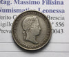 NL* LOMBARDO VENETO Ferdinando I Mezza Lira Argento Incoronazione 1838 Milano