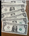 NL* USA BANCONOTA 1 DOLLARO Serie 2021 WASHINGTON FIOR DI STAMPA consecutive