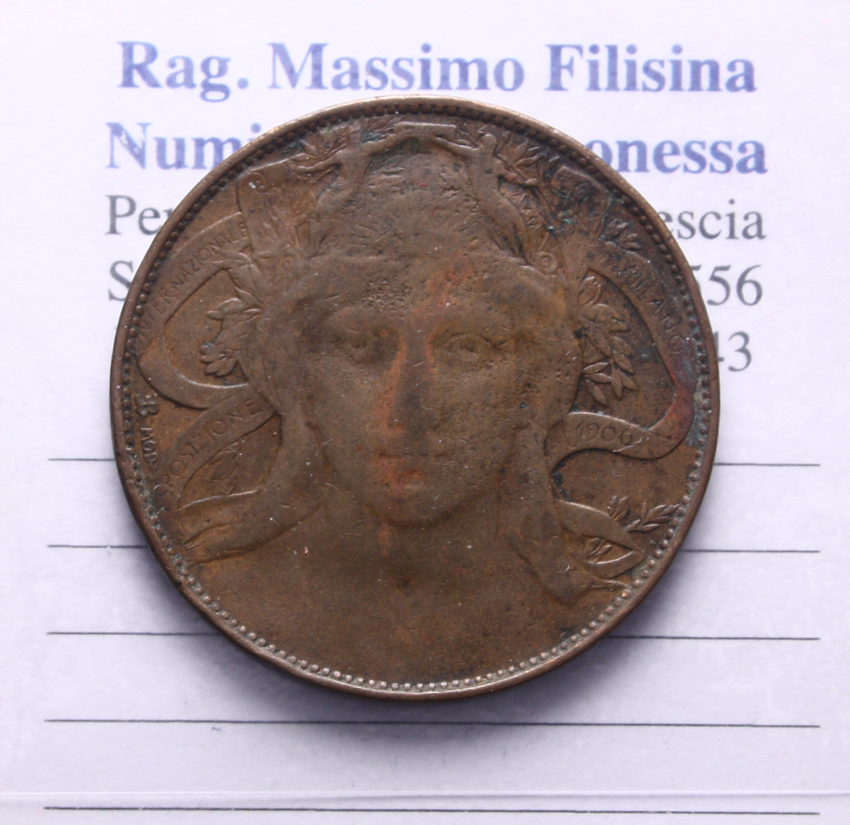 NL* VEIII BUONO 20 CENTESIMI 1906 ESPOSIZIONE di MILANO come da foto * 2