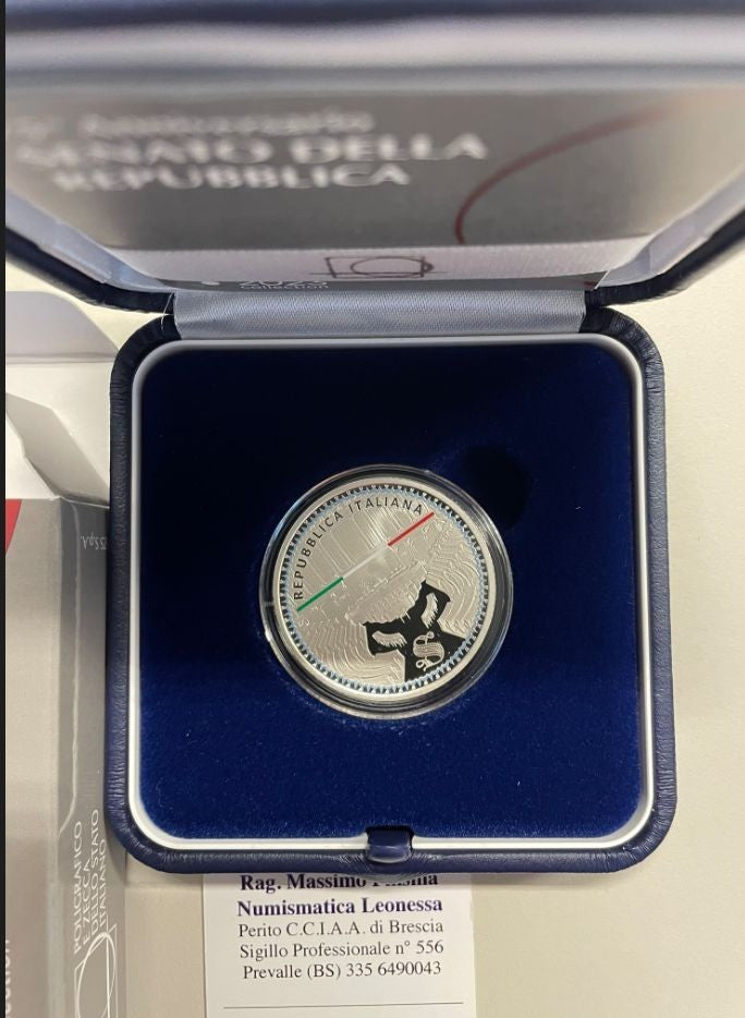 NL* ITALIA 5 EURO Argento 2023 SENATO DELLA REPUBBLICA PROOF set Zecca