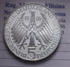 NL* GERMANIA GERMANY 5 MARK SILVER 1969 THEODORE FONTANE Proof FS