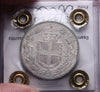 NL* UMBERTO I 2 LIRE ARGENTO 1887 ROMA RARA SPL/QFDC Perizia Filisina Massimo