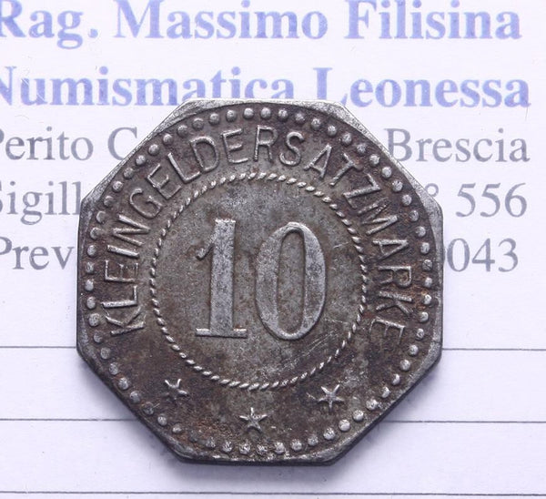 NL* 10 PFENNING Klein GERLDERSATZMARKE STADT ALLSTEDTS W
