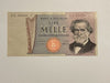 NL* BANCA D'ITALIA Banconota 1000 LIRE G.VERDI OB 442866 S FIOR DI STAMPA