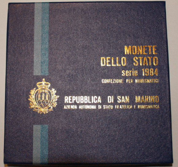 NL* San Marino Serie Divisionale 1984 9 Valori FIOR DI CONIO FDC SET ZECCA