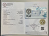 NL* DIAMANTE NATURALE Certificato IGI 0.37 CARATI Colore G VVS 2 EXC VG EX