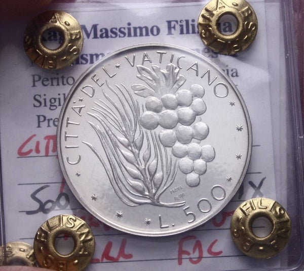NL* ROMA PAOLO VI SERIE 8 PROVE Pattern IN ARGENTO 1971 IX 8 Valori FDC Perizia