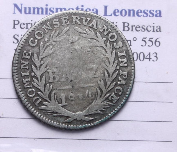 NL* SVIZZERA LUZERN LUCERNA 5 BATZ ARGENTO Silver 1814 B ottima per tipologia