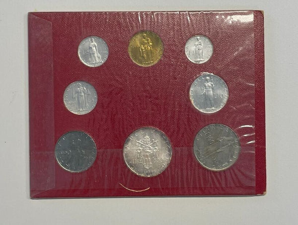 NL* ROME POPE PIUS XII 1958 Series 8 values 500 100 50 20 10 5 2 1 Lira FDC OK *2