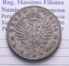 NL* VEIII Italia 2 LIRE ARGENT0 1907 AQUILA SABAUDA eccellente con patina