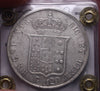 NL*NAPOLI FERDINANDO II Piastra 120 GRANA ARGENTO 1857 SPL+ Perizia Filisina M.