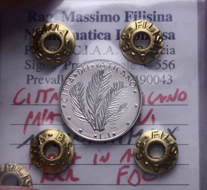 NL* ROMA PAOLO VI SERIE 8 PROVE Pattern IN ARGENTO 1971 IX 8 Valori FDC Perizia