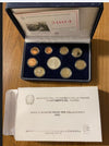 NL* ITALIA Divisionale 2004 9 Valori in EURO con 5 euro AG PROOF set ZECCA A S