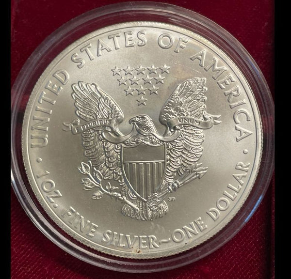 NL* U.S.A. 1 DOLLARO ARGENTO 2014 1 ONCIA ARGENTO PURO Liberty Walking-SILVER OZ