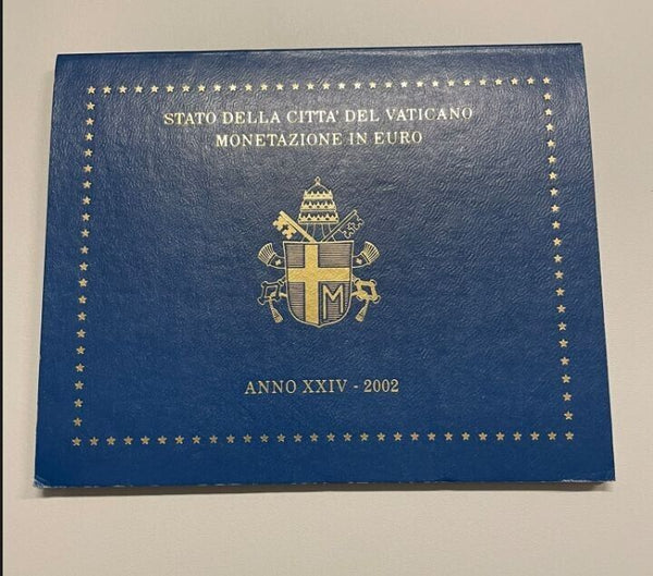 NL* VATICAN JOHN PAUL Divisional 2002 8 values in EURO FDC mint set
