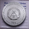 NL* DDR EAST GERMANY 20 DM SILVER 1971 KARL AND ROSA LUXEMBURG FDC - Unc