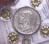 NL* VEIII 5 Lire ARGENTO AQUILOTTO 1928 * 1 rosetta SPL Perizia Castagna Cesare