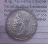 NL* VEIII 5 LIRE ARGENTO FECONDITA' 1937 XV RARA Eccellente conservazione * 1