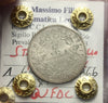 NL* STATO PONTIFICIO PAPA PIO IX 1 LIRA Argento 1866 XXI QFDC Perizia Filisina M