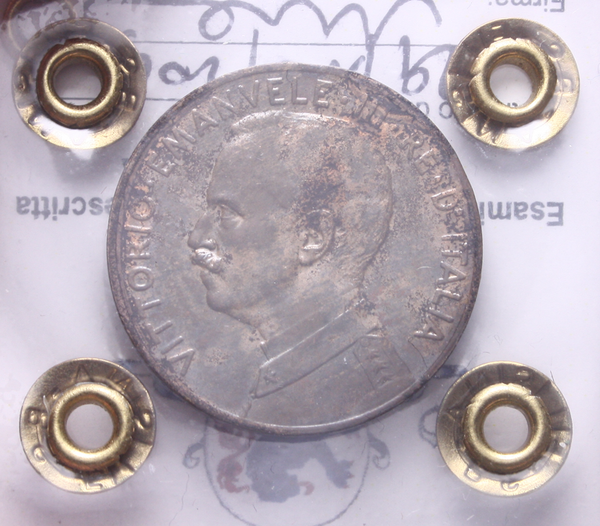 NL*VEIII Italia 5 CENTESIMI PRORA 1918 SPL/QFDC macchie Perizia Filisina